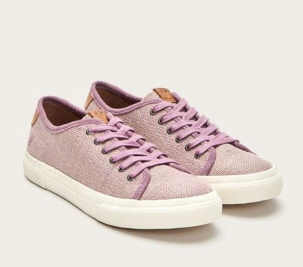 FRYE | Gia Purple Canvas Sneakers Size 10 Casual Comfort Shoes